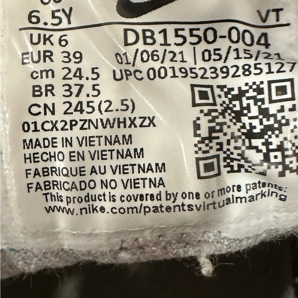 NIKE AIR VAPORMAX 2021 FK FLYKNIT PLATINUM-PINK SZ 6.5Y-WOMENS SZ 7.5 DB1550-004 - Picture 9 of 9